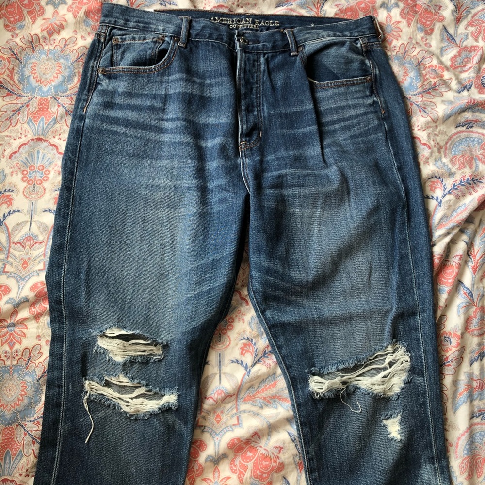 High rise girlfriend pant